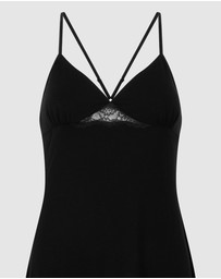 Hunkemoller - SD Jersey Lace Back Detail Dress