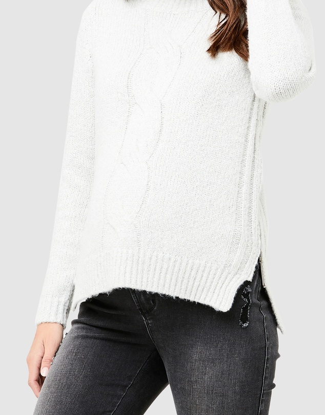 Ripe Maternity - Cable Nursing Knit