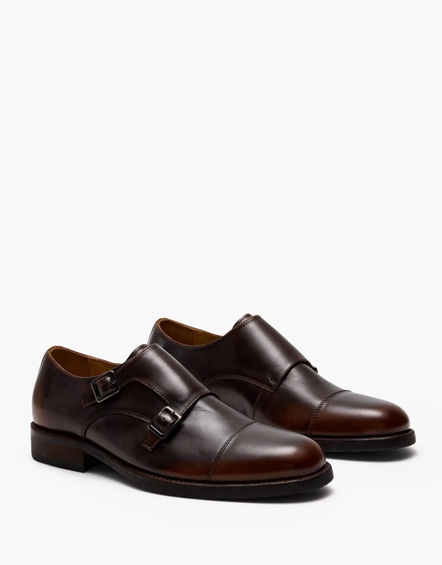 Aquila - Davis Monk Strap Shoes