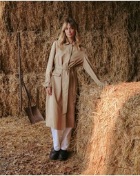 IDA+S - Valora Lightweight Cotton Trench Coat