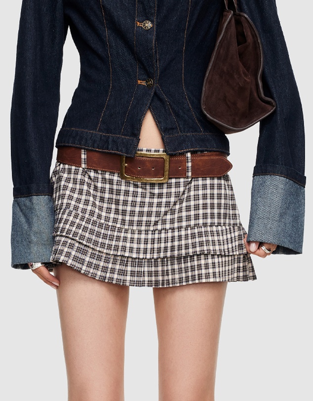 Lioness - Double Ruffle Mini Skort