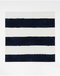 Aura Home - Riviera Stripe Cotton Linen Napkins - Set of 4