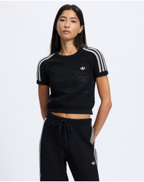 adidas Originals - Knitted Crochet Cali Tee