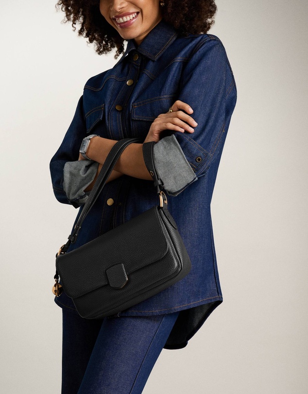 Fossil - Lennox Black Shoulder Bag