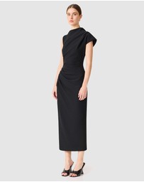 Elliatt - Chantal Asymmetrical Midi Dress