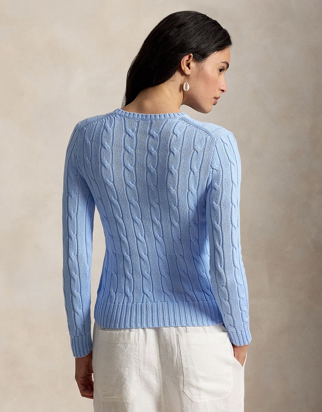 Polo Ralph Lauren - Cable-Knit Cotton Crewneck Sweater - ICONIC EXCLUSIVE