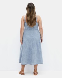 City Chic - Denim Corset Dress
