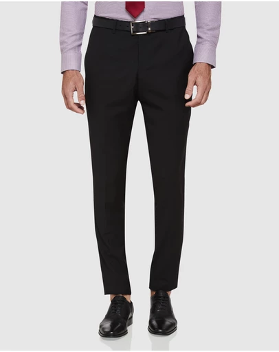 Oxford - Travel Auden Wool Suit Trousers