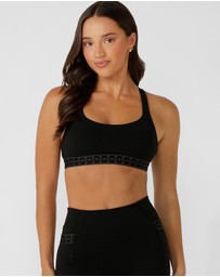 Lorna Jane - Iconic Monogram High Support Sports Bra