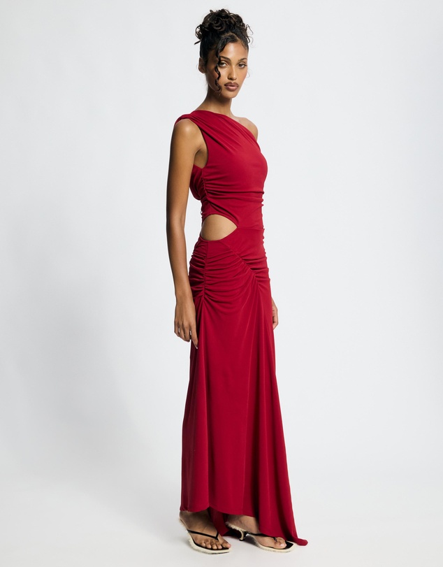 Lover - Ravenna Asymmetrical Jersey Dress