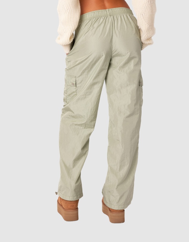 EDIKTED - Roy Low Rise Nylon Cargo Pants