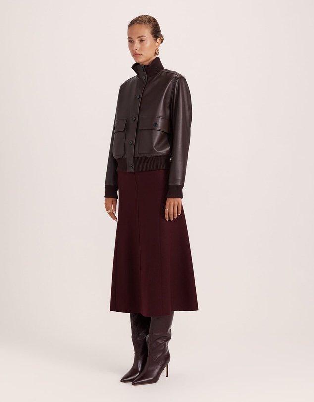 SABA - Elyse Leather Bomber