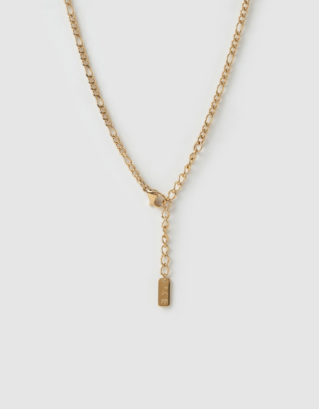 Arms Of Eve - Rose Heart Necklace - Gold