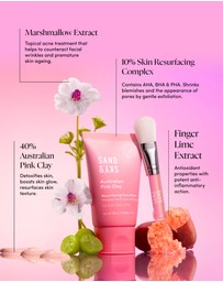 SAND & SKY - Australian Pink Clay Resurfacing Face Mask