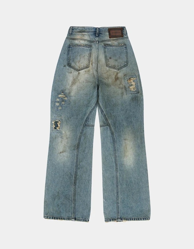 Andersson Bell - Destroyed Wide-Leg Jeans - Unisex