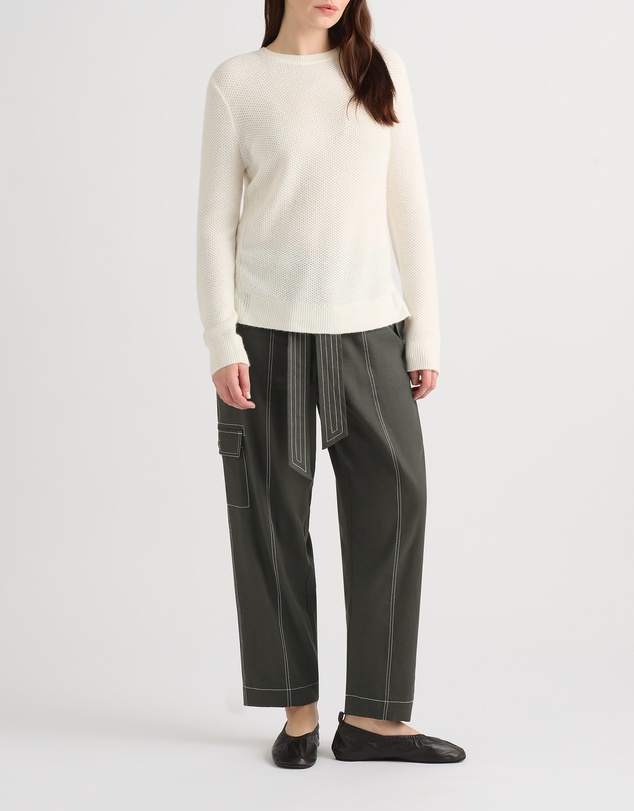 David Lawrence - Moss Stitch Knit Jumper