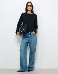 AERE - Boat Neck T-Shirt