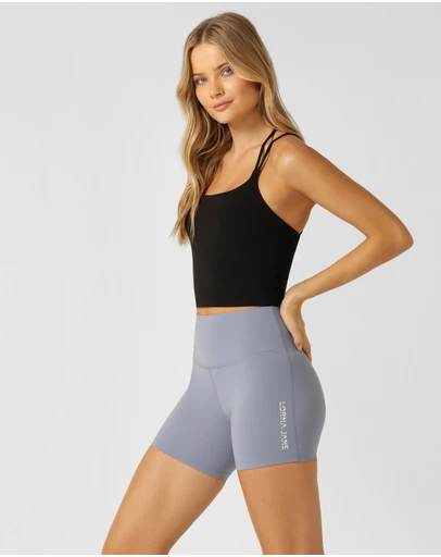 Lorna Jane - Lotus No Chafe Phone Pocket 14cm Bike Shorts