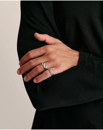 THOMAS SABO - THOMAS SABO Band Ring with Twisted Center Bar