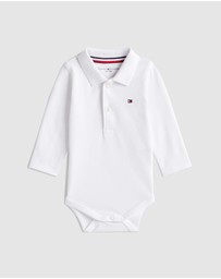 Tommy Hilfiger - Pique Long Sleeve Polo Bodysuit Gift Set - Baby