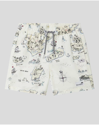 Boardies - Boardies Treasure Map Kids Swim Shorts