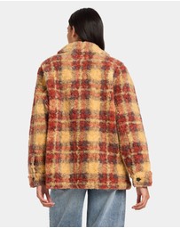 RVCA - Womens Nell Sherpa Fleece Jacket