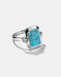 THOMAS SABO - THOMAS SABO Ring with Imitation Turquoise Stone Silver