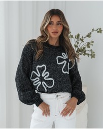Esther & Co - Havena Knit - Black