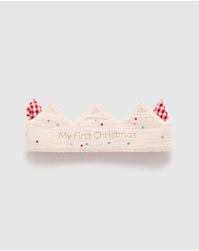 Purebaby - My First Christmas Crown-Kids-Babies