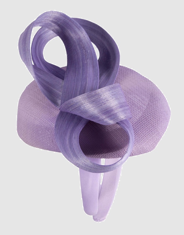 Max Alexander - Lilac Pillbox Racing Fascinator