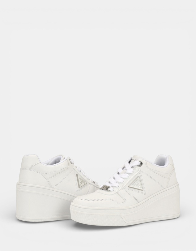GUESS - Rozinn Lace-Up Platform Wedge Sneakers