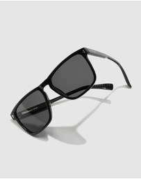 Hawkers Co - HAWKERS - Polarized Black Dark DUST Sunglasses for Men and Women UV400