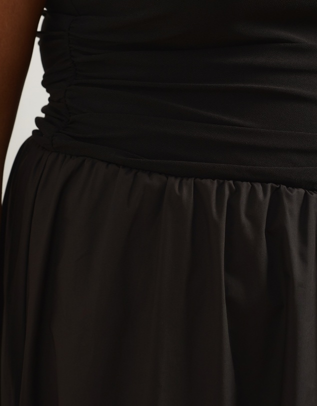 Atmos&Here Curvy - Adia Contrast Tank Bodice Midi Dress