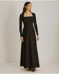 Atmos&Here - Kate Organza Maxi Skirt