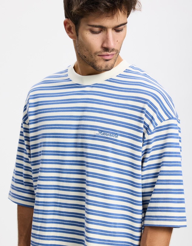 Zanerobe - Stripe Crop Flow Tee