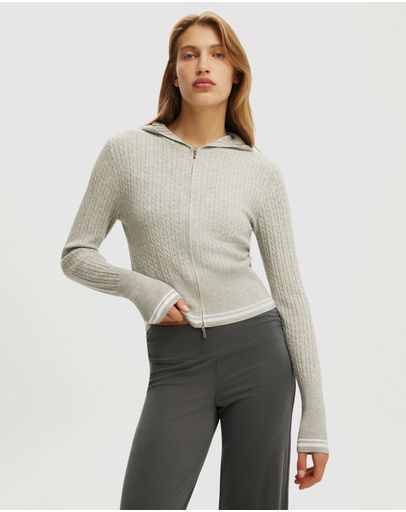 Grey Marle & White Tipping
