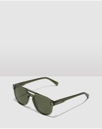 Hawkers Co - HAWKERS - Polarized Green Alligator DIVER Sunglasses for Men and Women UV400