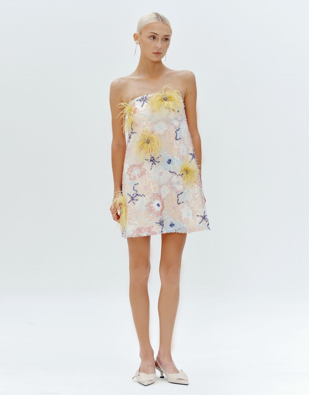 JUSTIN TONG - Jessica Strapless Mini Dress