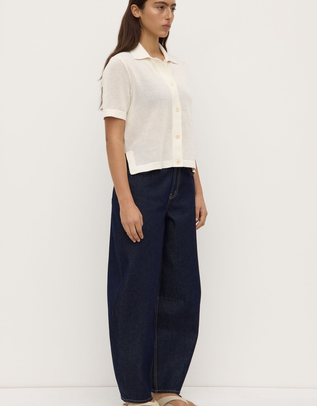Revibe - Repaired Assembly Label Cotton Womens Shirts S/S
