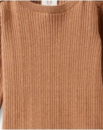 Cotton On Kids - Organic Blend Knit Long Sleeve Bubbysuit