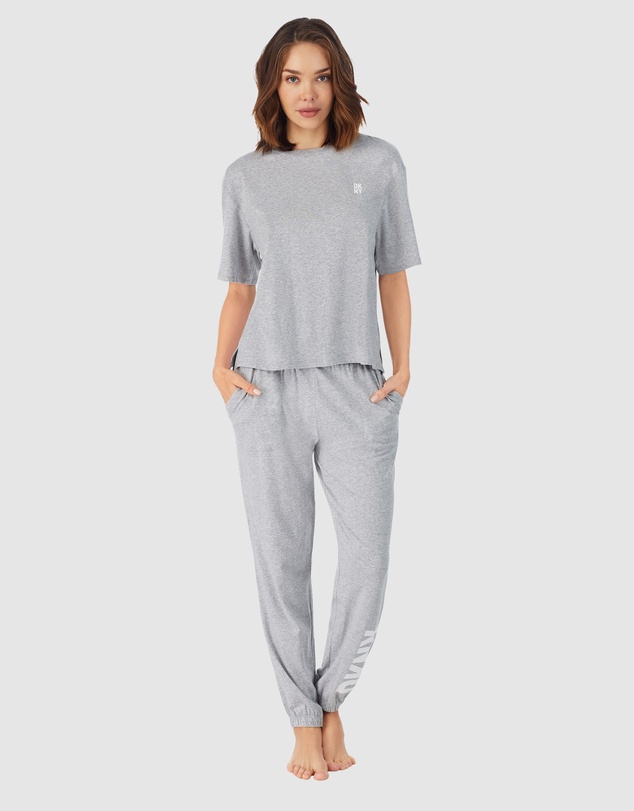 DKNY - Cotton & Viscose Jersey Short Sleeve Pyjama Top
