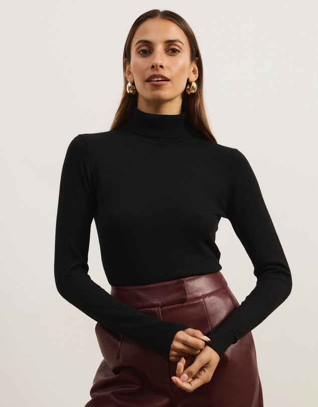 Atmos&Here - Kate Wool Blend Turtle Neck Knit Jumper