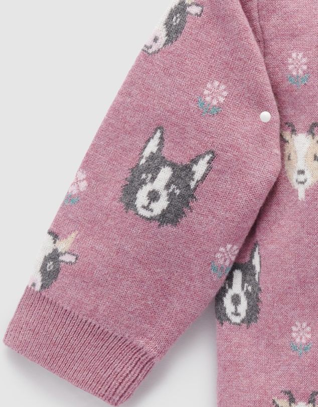 Purebaby - Farm Friends Jumper - Kids-Babies