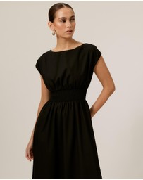Tussah - Brooke Boat Neck Midi Dress