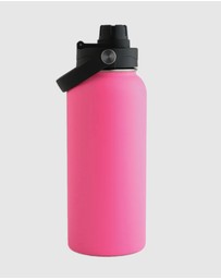 Tolu Australia - 1L Insulated Pink Water Bottle for Adventurers