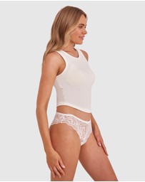 Bras N Things - Romance Brazilian Knicker - Ivory