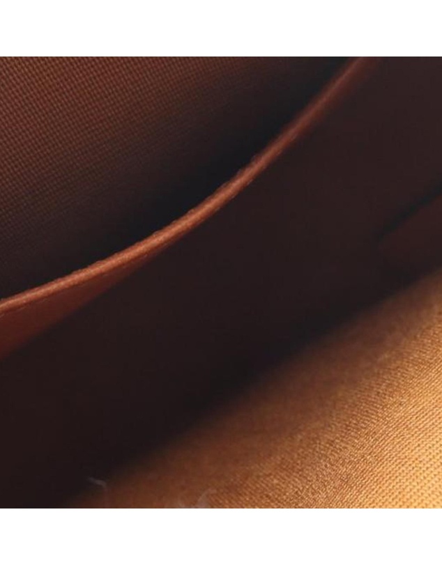 CELINE - Pre-Loved Triomphe Coated Canvas Round Purse on Strap