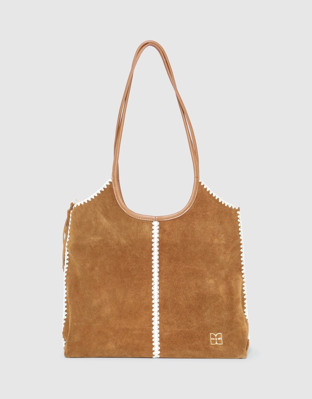 Belle & Bloom - Back To Friends Suede Shopper