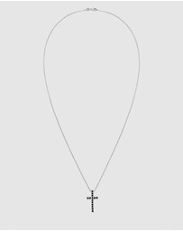 Kuzzoi - ICONIC EXCLUSIVE - Necklace with Cross Pendant in 925 Sterling Silver