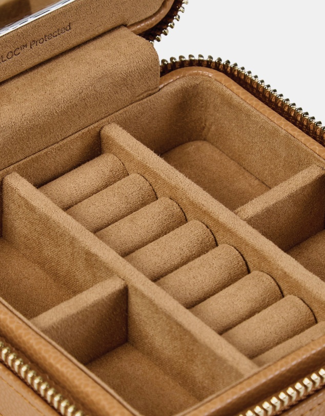 Wolf - WOLF Lauren Zip Travel Case Caramel